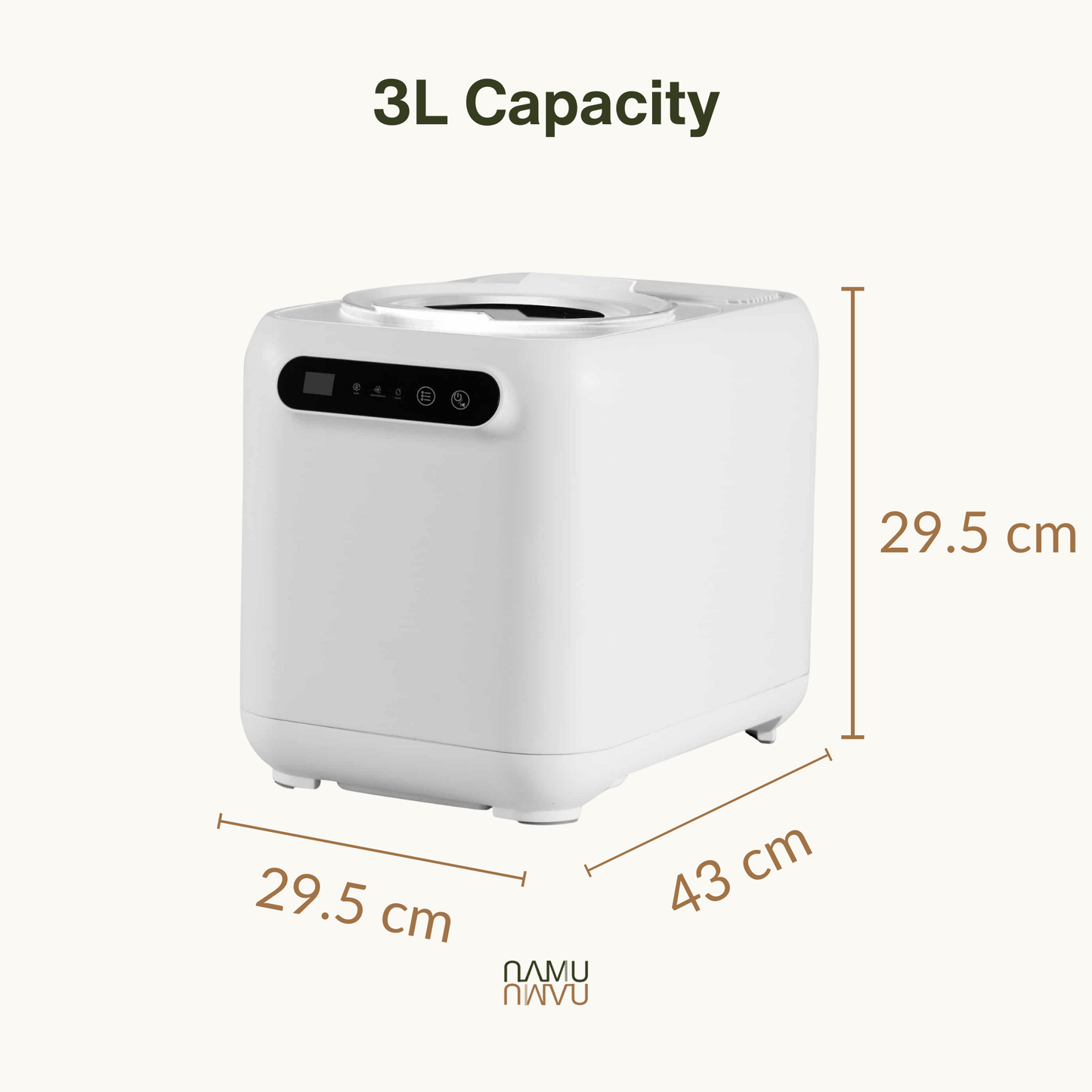 (Pre-Order) FC50 Smart Food Waste Disposal – Touch-Control, 3L Capacity & Indoor Odorless Operation (Pre-Order Now)