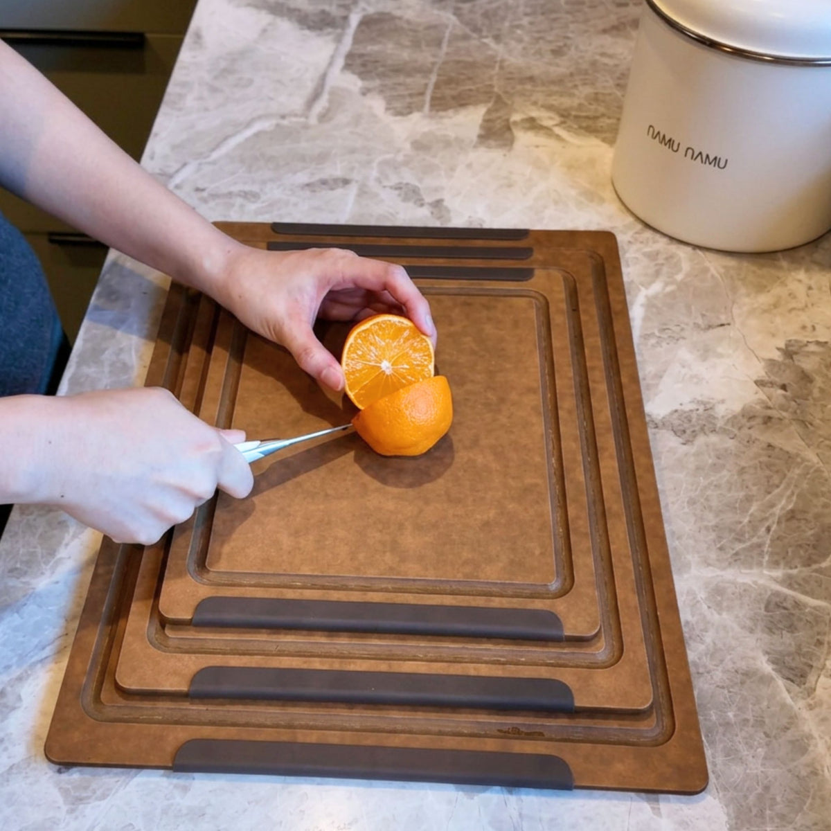 Wood Fibre Chopping Board Set